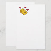 Papeterie Cadeau rimant de fromage et d'argot de cockney de (Devant / Derrière)