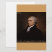 Papeterie Cadeaux Alexander Hamilton (Devant / Derrière)