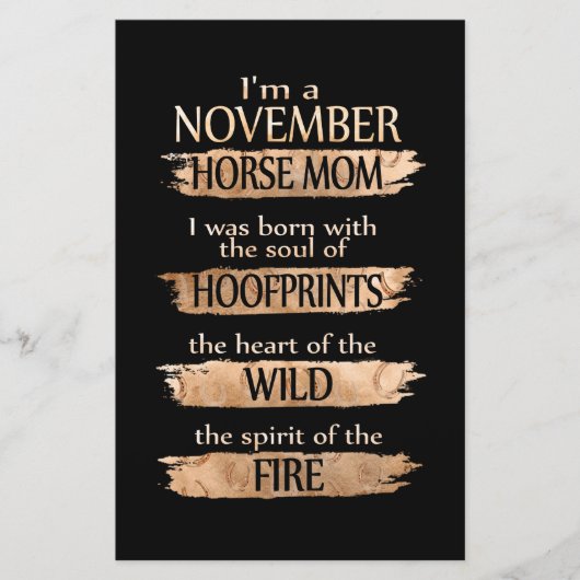 Papeterie Cadeaux d'anniversaire | Je suis une maman du Chev (Devant)