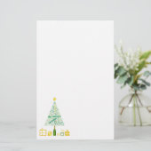 Papeterie Cadeaux de Noël vert (Debout devant)