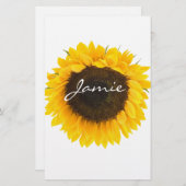 Papeterie Cadeaux de tournesol (Devant / Derrière)