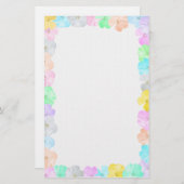 Papeterie Cadre Floral (Devant / Derrière)