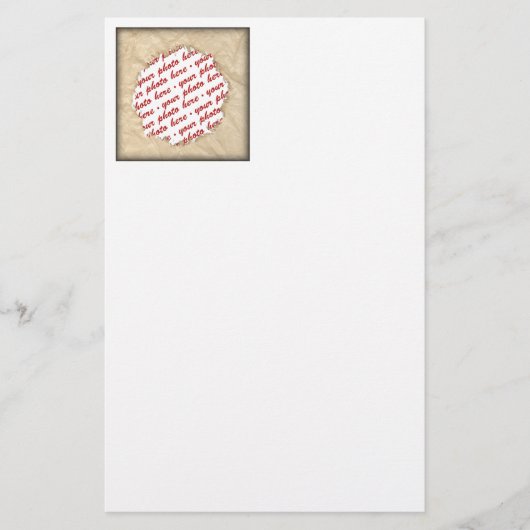 Papeterie Cadres photo papier crindée (Devant)