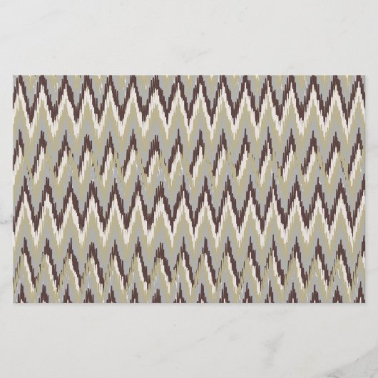 Papeterie Café et Sage iKat ZigZag Motif (Devant)