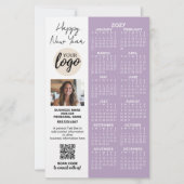 Papeterie Calendrier 2027 pour logo Office, Code QR, Photo P (Devant)