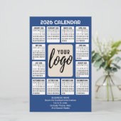 Papeterie Calendrier Logo Vertical - Contact professionnel - (Debout devant)