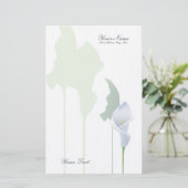 Papeterie Calla Lily stationnaire (Debout devant)