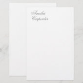 Papeterie Calligraphie Classique Minimaliste Professionnel (Devant / Derrière)