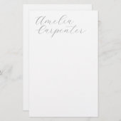 Papeterie Calligraphie Classique Minimaliste Professionnelle (Devant / Derrière)