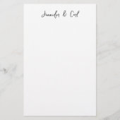 Papeterie Calligraphie classique professionnelle minimaliste (Devant)