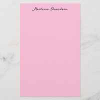 Calligraphie créative minimaliste moderne rose cla