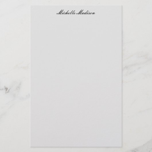 Papeterie Calligraphie manuscrite moderne minimaliste simple (Devant)