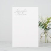 Papeterie Calligraphie moderne minimaliste professionnelle d (Debout devant)