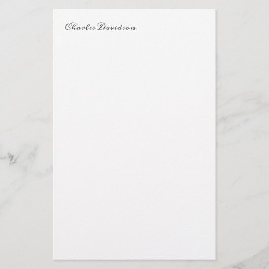 Papeterie Calligraphie moderne minimaliste professionnelle s (Devant)