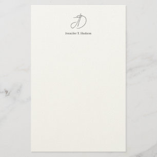 Papeterie Calligraphie tendance monogramme classique