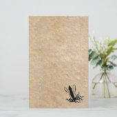 Papeterie Calmar géant sur le vieux parchemin (Debout devant)