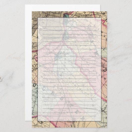 Papeterie Camden, comtés de Gloucester, NJ (Devant / Derrière)