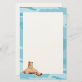 Papeterie Camion bleu et bottes de combat (Devant / Derrière)