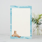 Papeterie Camion bleu et bottes de combat (Debout devant)