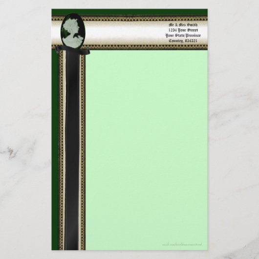 Papeterie Camion classique (Jade/Vert) (Devant)