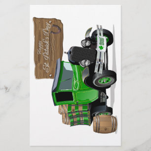 Papeterie Camion de Noël Saint Patrick Carton vintage