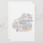 Papeterie Camion-feu à porte ouverte (Devant / Derrière)