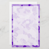 Papeterie Camo Améthyste Violet; Camouflage (Devant / Derrière)
