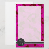 Papeterie Camo Deep Cerise; Camouflage; Chalboard (Devant / Derrière)