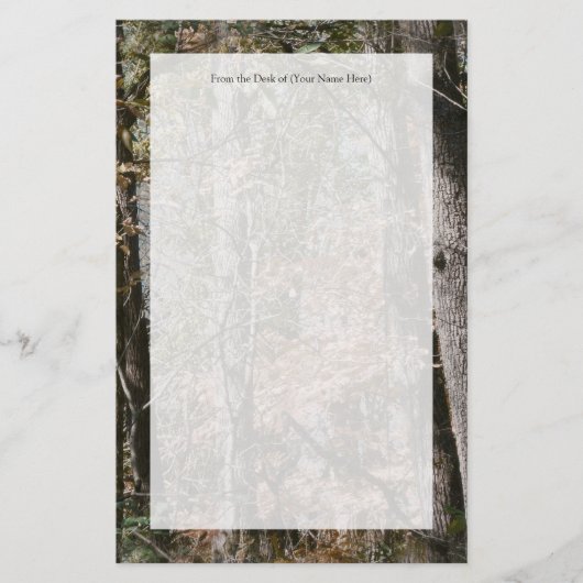 Papeterie Camouflage Camouflage de l'arbre forestier Chasse (Devant)