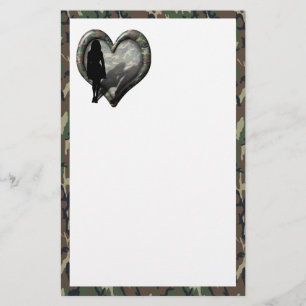 Papeterie Camouflage Heart - Femme Missing Man