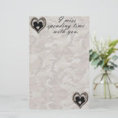 Papeterie Camouflage Kissing Couple Missing You (Debout devant)