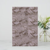 Papeterie Camouflage numérique du désert (Debout devant)