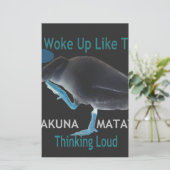 Papeterie Canard avec moi se réveille comme ça & Hakuna Mata (Debout devant)