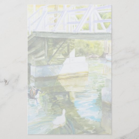 Papeterie Canards sous un pont (Devant)