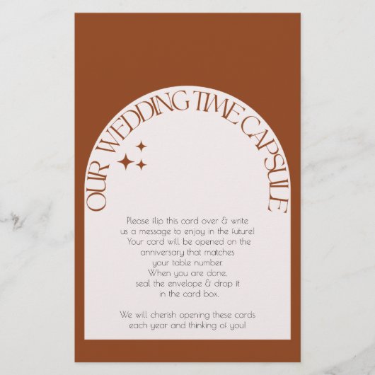 Papeterie capsule temporelle mariage (Devant)