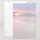 Papeterie Capture du Golden Gate Bridge de San Francisco (Devant / Derrière)