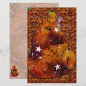 Papeterie Capybara nommé Dream (Devant / Derrière)