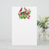 Papeterie Cardinal Birds in the Garden Stationery (Debout devant)