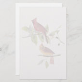 Papeterie Cardinal du nord d'Audubon (Devant / Derrière)