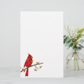 Papeterie Cardinal Rouge, l'oiseau de Noël (Debout devant)