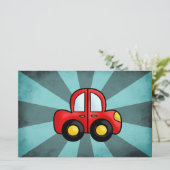 Papeterie Caricature automobile (Debout devant)