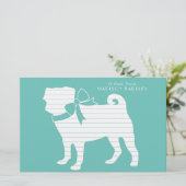 Papeterie Carlin Chien mignon (Debout devant)