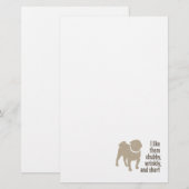 Papeterie Carlin - Je les aime Chubby, Wrinkly et Short (Devant / Derrière)