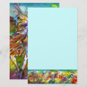 Papeterie CARNAVAL ITALIEN / Danse, Musique, Théâtre (Devant / Derrière)