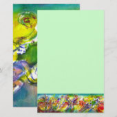 Papeterie CARNAVAL ITALIEN / Danse, Musique, Théâtre (Devant / Derrière)