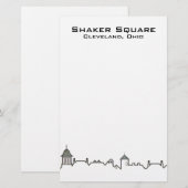 Papeterie Carré Shaker (Devant / Derrière)