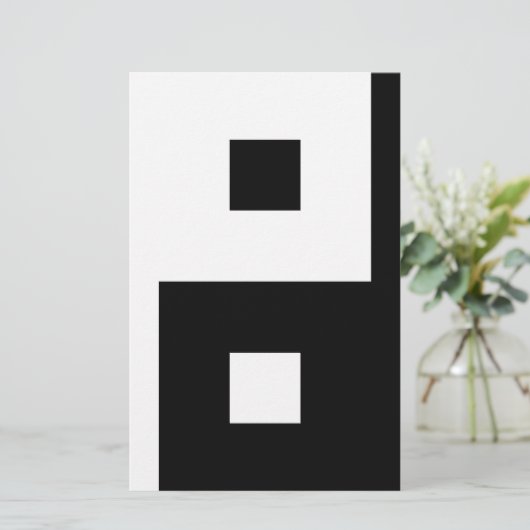 Papeterie Carré Yin Yang (Debout devant)