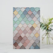 Papeterie Carreaux multicolores (Debout devant)