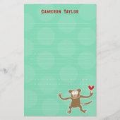 Papeterie Cartographie Brown Singe Enfants Points Merci (Devant)