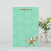 Papeterie Cartographie Brown Singe Enfants Points Merci (Debout devant)